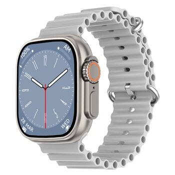 DT NO.1 DT8 Ultra+ Grey kaina ir informacija | Išmanieji laikrodžiai (smartwatch) | pigu.lt