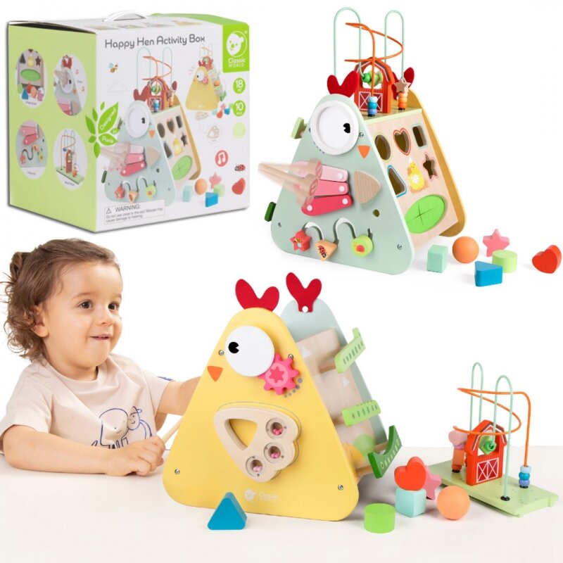 Medinė rankinė dėžutė kaina ir informacija | Žaislai kūdikiams | pigu.lt