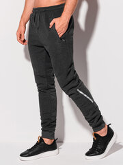 спортивные штаны P1282 - темно-серые цена и информация | Мужские брюки FINIS | pigu.lt