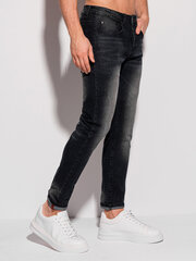 джинсы P1302 - черные цена и информация | Мужские джинсы | pigu.lt