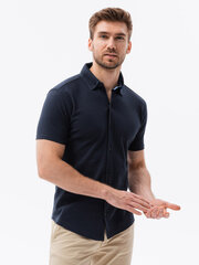 Marškiniai vyrams Edoti AMD15013, mėlyni цена и информация | Мужские рубашки | pigu.lt