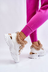 Sportiniai batai moterims Pm1, balti BSB23625.2681 цена и информация | Спортивная обувь, кроссовки для женщин | pigu.lt