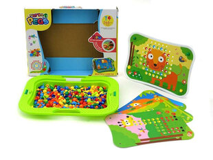 Мозайка детская Platter Pegs, 268 деталей цена и информация | Развивающие игрушки | pigu.lt