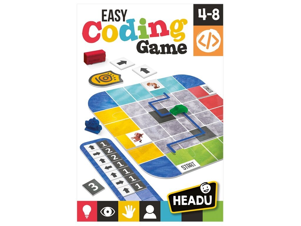 Edukacinis žaidimas Headu Easy Coding Game kaina ir informacija | Stalo žaidimai, galvosūkiai | pigu.lt