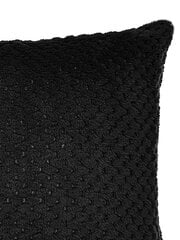 Декоративная наволочка Monte 40x40 A460, чёрная цена и информация | Декоративные подушки и наволочки | pigu.lt
