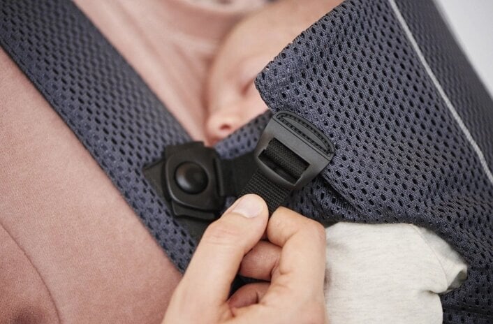 Babybjörn nešioklė Baby Carrier Mini Mesh 3D, anthracite kaina ir informacija | Nešioklės | pigu.lt