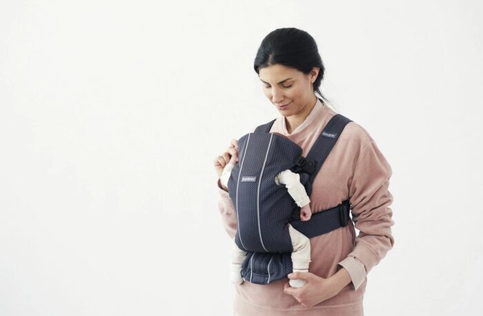 Babybjörn nešioklė Baby Carrier Mini Mesh 3D, anthracite kaina ir informacija | Nešioklės | pigu.lt