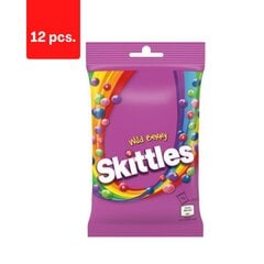 Dražė Skittles wild berry pouch, 125g x 12 vnt. kaina ir informacija | Saldumynai | pigu.lt