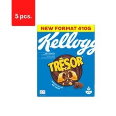 Хлопья KELLOGG'S Tresor Milk Choco 410 г x 5 шт. цена и информация | Сухие завтраки | pigu.lt