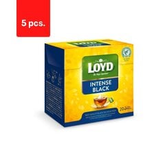 Чай черный LOYD Black Intense, 20 х 2 г х 5 пачек цена и информация | Чай | pigu.lt