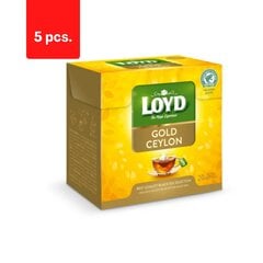 Чай черный LOYD Gold Ceylon, 20 х 1,5 г х 5 пачек цена и информация | Чай | pigu.lt