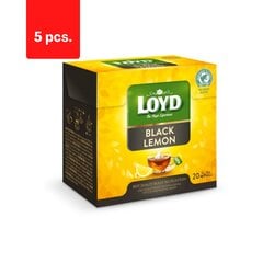 Loyd citrinų skonio juodoji arbata, 20 x 1.7g x 5 pak. kaina ir informacija | Arbata | pigu.lt