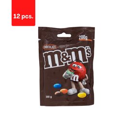 Šokoladiniai saldainiai M&m's choco, 200 g x 12 vnt. kaina ir informacija | Saldumynai | pigu.lt