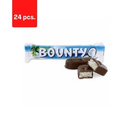 Шоколадная плитка BOUNTY Milk, 57 г x 24 шт. цена и информация | Bounty Продукты питания | pigu.lt