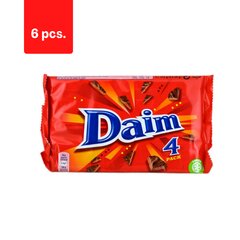 Шоколадная плитка DAIM 4 х 28 г х 6 шт. цена и информация | Сладости | pigu.lt