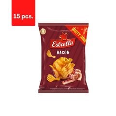 Šoninės skonio traškučiai Estrella, 180 g x 15 vnt. kaina ir informacija | Užkandžiai, traškučiai | pigu.lt