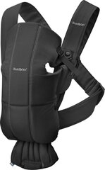 Переноска BabyBjorn Рюкзак Mini Cotton, черная цена и информация | Слинги, эргорюкзаки | pigu.lt