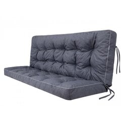 Подушка для кресла Hobbygarden Pola, 100 см, черный цвет цена и информация | Подушки, наволочки, чехлы | pigu.lt