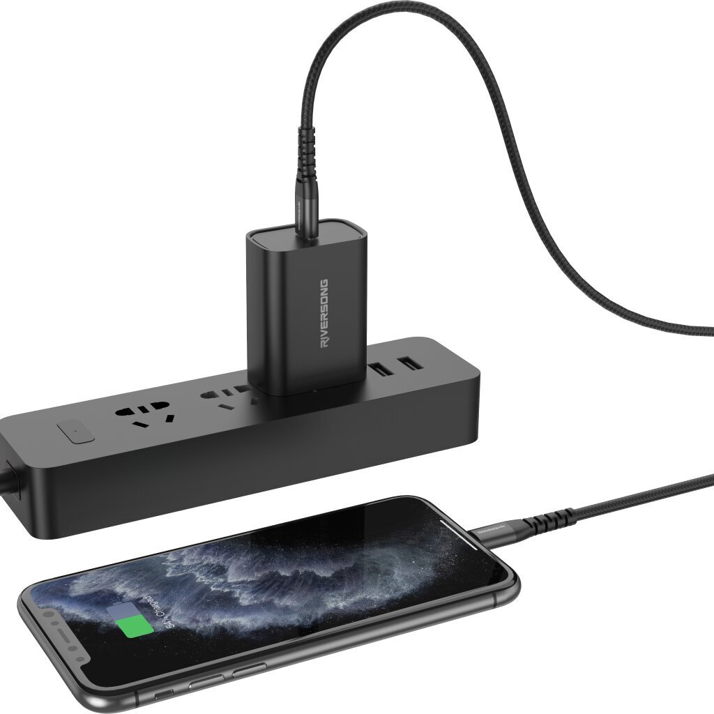 Riversong Alpha L5 3m USB C - Lightning kaina ir informacija | Laidai telefonams | pigu.lt