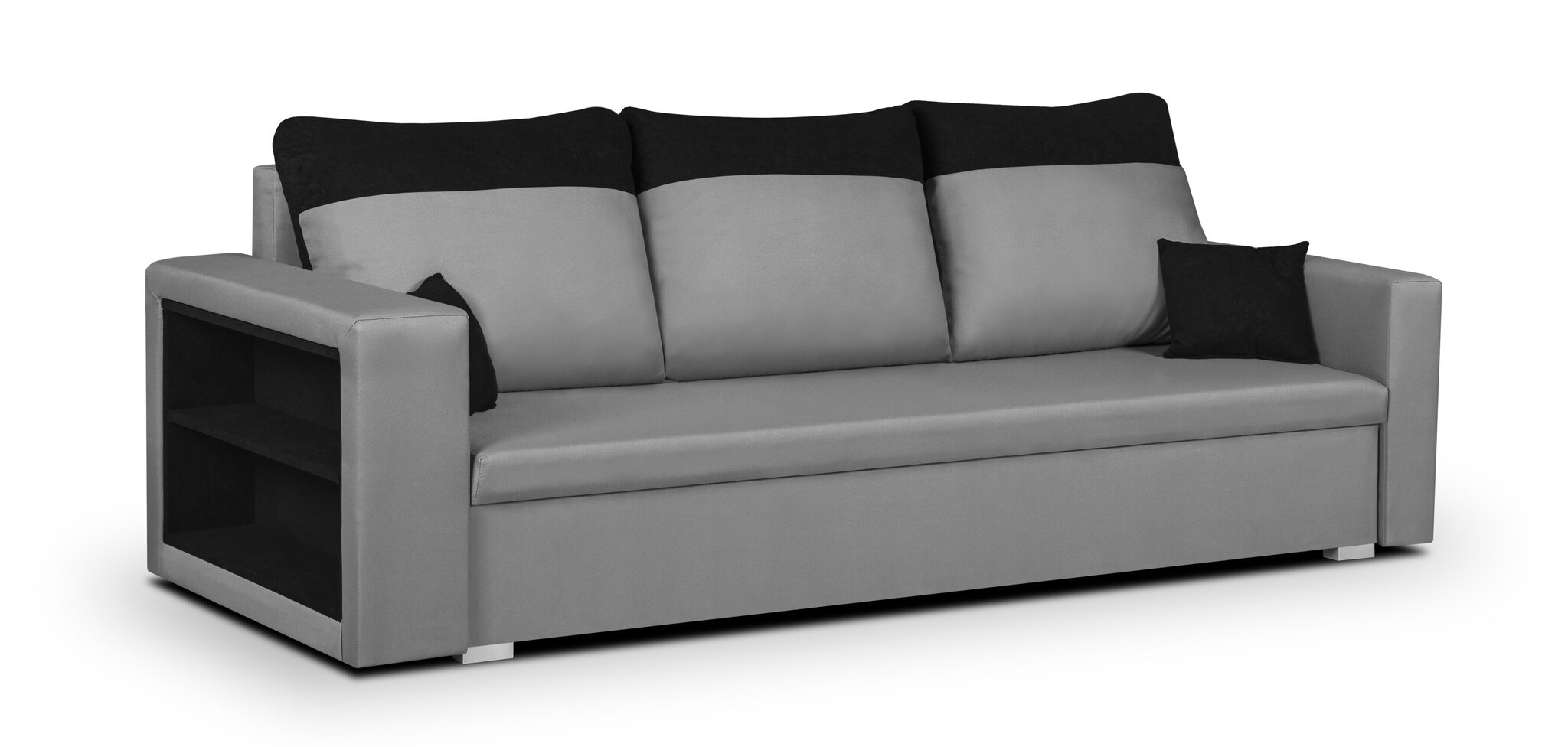 Sofa Bellezza Pablo, juoda/pilka kaina ir informacija | Sofos | pigu.lt