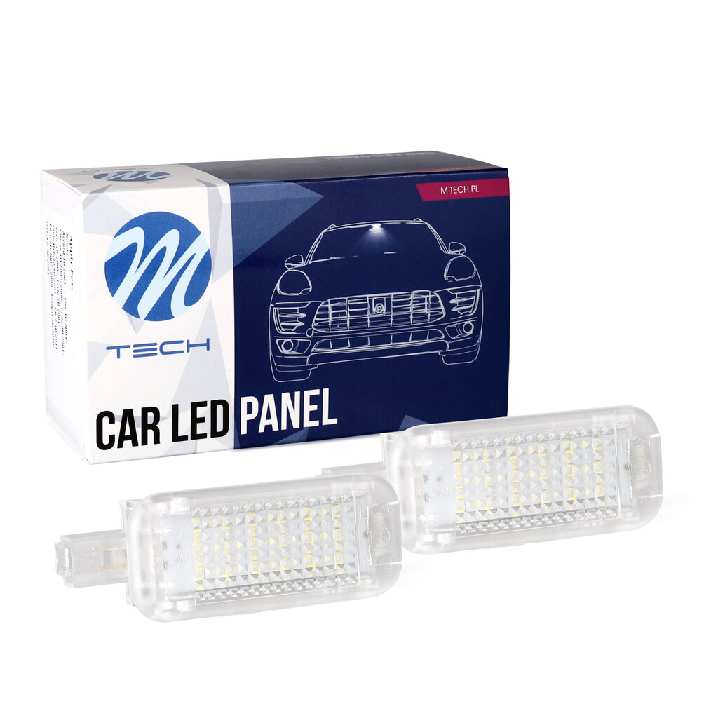 LED kojos apšvietimas 18SMD Audi M-TECH kaina ir informacija | Automobilių lemputės | pigu.lt