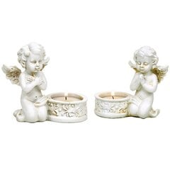 Žvakidė-statulėlė 2 angelai kaina ir informacija | Žvakės, Žvakidės | pigu.lt
