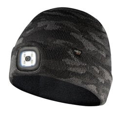 Зимняя камуфляжная шапка Neo с фонариком 81-632 цена и информация | Рабочая одежда | pigu.lt