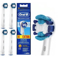 Насадки для зубной щетки Braun Oral-B Precision Clean 4 шт цена и информация | Электрические зубные щетки | pigu.lt