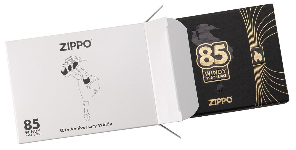 Žiebtuvėlis Zippo 48413 Windy 85th Anniversary Collectible Armor® цена и информация | Žiebtuvėliai ir priedai | pigu.lt