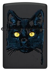 Žiebtuvėlis Zippo 48491 Black Cat Design kaina ir informacija | Žiebtuvėliai ir priedai | pigu.lt