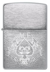 Žiebtuvėlis Zippo 48500 Spade Skull Design kaina ir informacija | Žiebtuvėliai ir priedai | pigu.lt