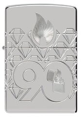 Žiebtuvėlis Zippo 48461 Armor® Zippo 90th Sterling Collectible Limited Edition kaina ir informacija | Žiebtuvėliai ir priedai | pigu.lt