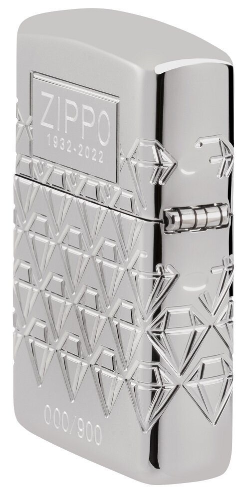 Žiebtuvėlis Zippo 48461 Armor® Zippo 90th Sterling Collectible Limited Edition kaina ir informacija | Žiebtuvėliai ir priedai | pigu.lt