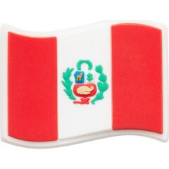 Avalynės aksesuaras Crocs™ Large Peru Flag G1016100-MU 245749 цена и информация | Детские резиновые сабо | pigu.lt