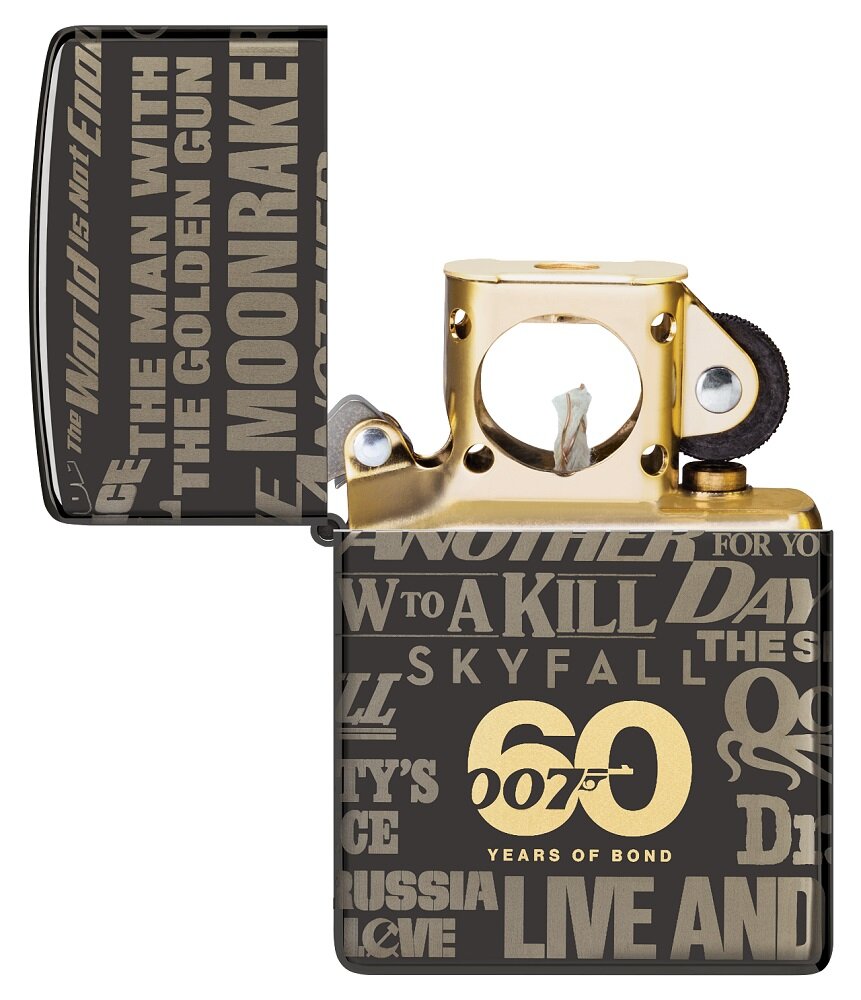 Žiebtuvėlis Zippo 48576 James Bond 60th Anniversary Collectible kaina ir informacija | Žiebtuvėliai ir priedai | pigu.lt