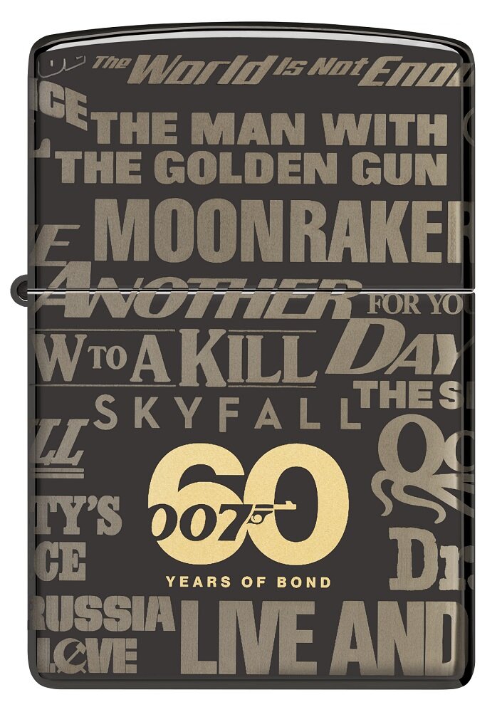 Žiebtuvėlis Zippo 48576 James Bond 60th Anniversary Collectible kaina ir informacija | Žiebtuvėliai ir priedai | pigu.lt