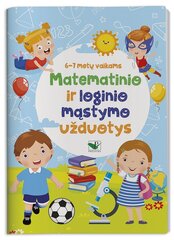 Matematinio ir loginio mąstymo užduotys 6-7 metų vaikams kaina ir informacija | Lavinamosios knygos | pigu.lt