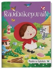 Pasaka su lipdukais. Raudonkepuraitė цена и информация | Книги для детей | pigu.lt