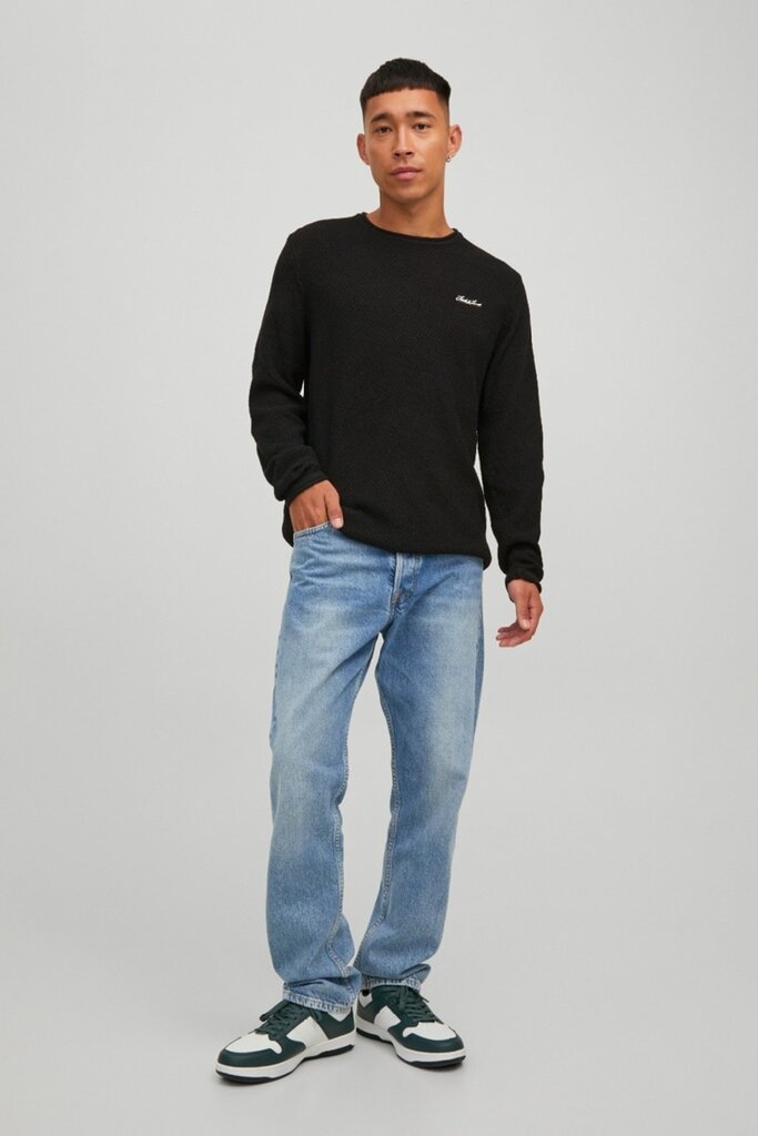 Jack&Jones vyriškas megztinis 12204645BLACK цена и информация | Megztiniai vyrams | pigu.lt