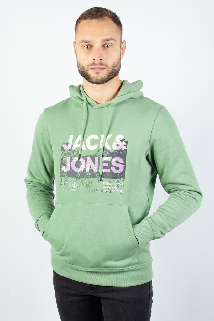 Jack&Jones vyriškas džemperis 12210076 цена и информация | Džemperiai vyrams | pigu.lt