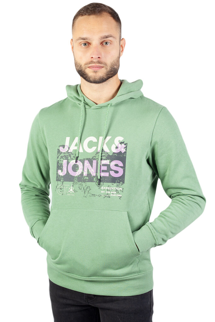 Jack&Jones vyriškas džemperis 12210076 цена и информация | Džemperiai vyrams | pigu.lt