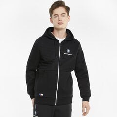 Мужская толстовка Puma BMW MMS Full Zip Hoodie Puma Black 53118701, черная цена и информация | Мужские толстовки | pigu.lt