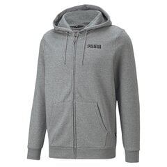 Džemperis vyrams Puma ESS FZ Hoody FL M Medium Gray Heat 84724202, pilkas kaina ir informacija | Džemperiai vyrams | pigu.lt