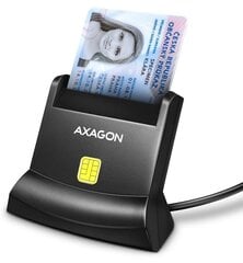 Lustinių kortelių skaitytuvas Axagon CRE-SM4N kaina ir informacija | Išmanioji technika ir priedai | pigu.lt
