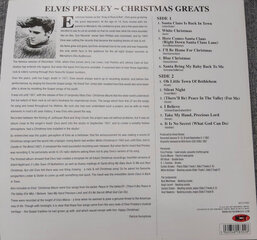 Plokštelė Elvis Presley - Christmas Greats, LP kaina ir informacija | Vinilinės plokštelės, CD, DVD | pigu.lt