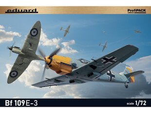 Eduard - Bf 109E-3 ProfiPack edition, 1/72, 7032 цена и информация | Конструкторы и кубики | pigu.lt