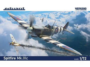 Eduard - Spitfire Mk.IXc Weekend edition, 1/72, 7466 цена и информация | Конструкторы и кубики | pigu.lt