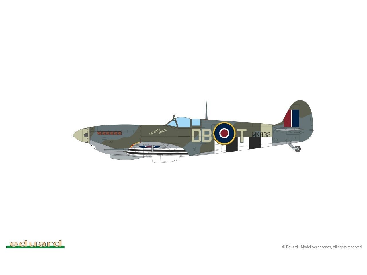 Konstruktorius Eduard, Spitfire Mk.IXc 7466, 1/72 kaina ir informacija | Konstruktoriai ir kaladėlės | pigu.lt