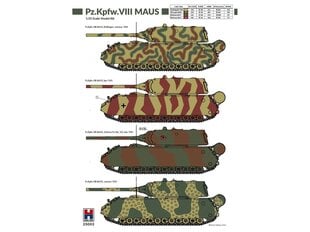 Hobby 2000 - Pz.Kpfw. VIII Maus, 1/35, 35003 цена и информация | Конструкторы и кубики | pigu.lt