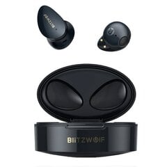 TWS BlitzWolf BW-FPE2 Bluetooth 5.0 Earphones, AAC, IPX4 (Black) цена и информация | Наушники | pigu.lt